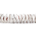 10mm Brushed Wavy Disc Spacers 8 inch 130 Beads