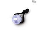11mm Mystic Purple Moonstone 2mm Large Hole Faceted Round Bead Focal 1 piece
