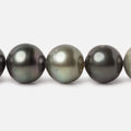 11x11.5-13x13mm Multi Color Tahitian Round Saltwater Pearls 16 inch 33 pieces A