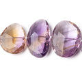 11x15-17x30mm Ametrine Side Drilled Faceted Nuggets 16 inch 27 Beads AAA