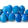 11x8-17x14mm Ceruleite Plain Pear Beads 8 inch 43 pieces AAA