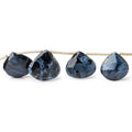 12-14mm Pietersite Faceted Heart Beads 8 inch 13 pieces