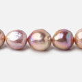 12-16mm Tri-Color Baroque Freshwater Pearls 16 inch 29 pieces AAA