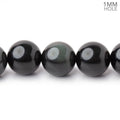 12.5mm Rainbow Obsidian Plain Round 16 inch 33 Beads 1mm Hole A