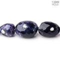 12.5x8-23x17mm Morado Purple Opal Faceted Nuggets 18 inch 31 Beads AAA