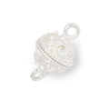 12mm Swirl Design Magnetic Clasp 1 piece