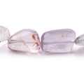 12x10-31x9mm Kunzite Plain Nugget Beads 18 inch 26 pieces