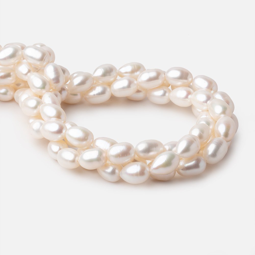 12x9-14x9mm Cream Baroque Freshwater Pearls 15.5 inch 30 pieces AA