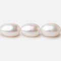 12x9-14x9mm Cream Baroque Freshwater Pearls 15.5 inch 30 pieces AA