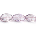 14x10mm Pink Amethyst Faceted Olive Beads 15 inch 28 pieces AA