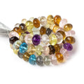 13-14mm Multi Gemstone Faceted Rondelle Beads 16 inches 42 pcs AAA Grade