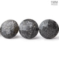 13mm Celestial Quartz Faceted Coin Beads 8 inch 16 pieces 1mm Large Hole