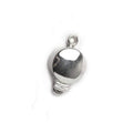 13mm Sterling Silver Box Clasp Plain Coin Design 1 piece