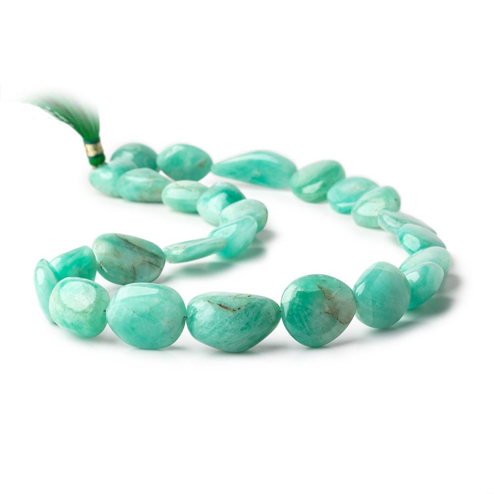 Colombian Emerald Plain Nugget Beads 16 inch 25 pieces