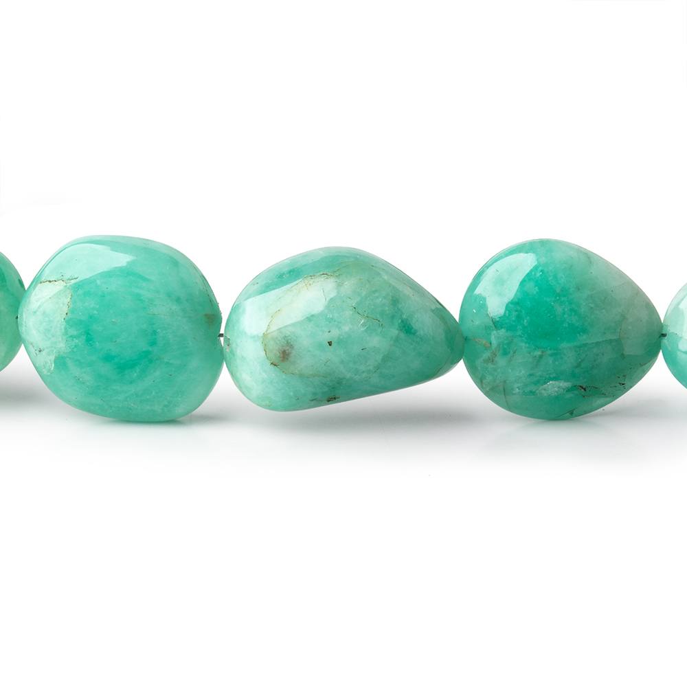 Colombian Emerald Plain Nugget Beads 16 inch 25 pieces