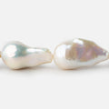 13x15-14x18mm Off White Ultra Baroque Freshwater Pearl 16 inch 17 pieces A