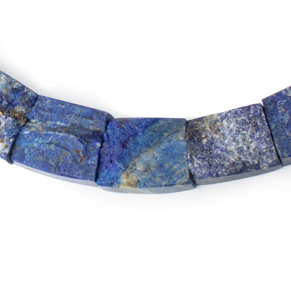 13x17-20x22mm Natural & Polished Lapis Lazuli Fancy Shape Collar 25 Beads