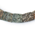 13x17-20x24mm Natural Crystal & Polished Ocean Jasper Fancy Shape Collar 25 Beads
