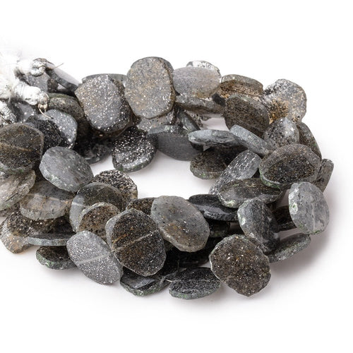 14-16mm Celestial Quartz Side Drill Slice Beads 7.5 inch 16 pieces