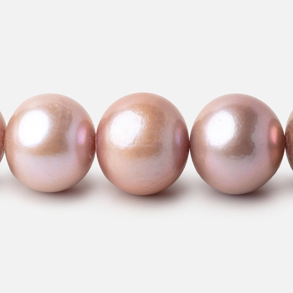 14-17mm Petal Pink Baroque Freshwater Pearls 16 inch 29 Beads
