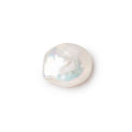 14.5-15mm Creamy White Coin Freshwater Pearl Focal 1 piece