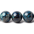 14mm Chrysocolla plain rounds 16 inch 29 beads AA
