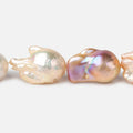 14x19-15x26mm Tri-Color Ultra Baroque Freshwater Pearls 16 inch 17 pieces AA grade