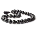 15-19mm Rainbow Obsidian faceted round beads 18 inches 28 pieces
