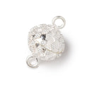 15.5mm Miligrain Kite Design Magnetic Clasp 1 piece
