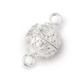 15mm Bali Design Round Magnetic Clasp 1 piece
