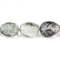 15x12-18x14mm Moss Quartz Nugget Beads 16 inch 25 pieces AA