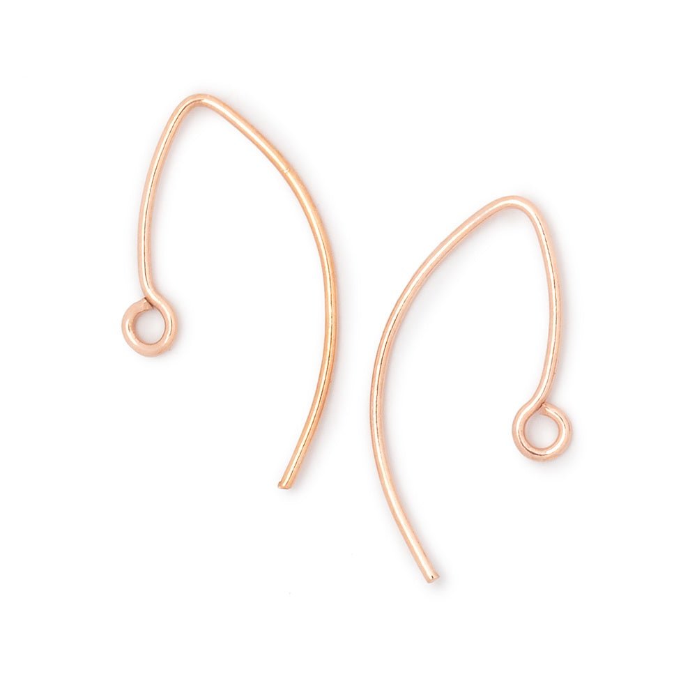 16mm Marquise Ear Wire 10 pieces