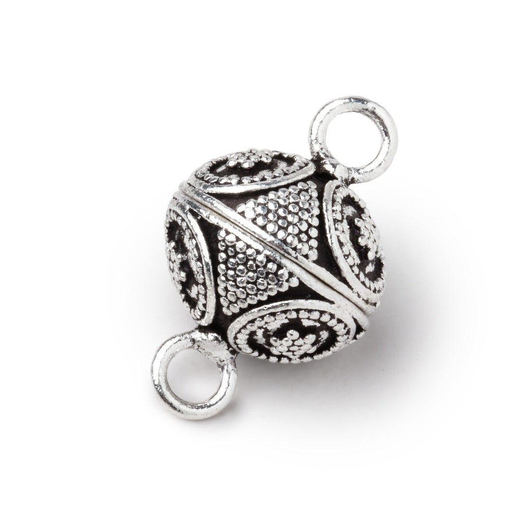 16mm Miligrain Ringed Star Design Magnetic Clasp 1 piece