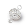 16mm Miligrain Ringed Star Design Magnetic Clasp 1 piece