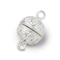16mm Miligrain Tear Drop Design Round Magnetic Clasp 1 piece