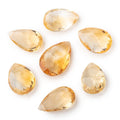 16x12-22x14mm Citrine Faceted Pear Focal Beads 1 piece