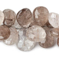 16x13-27x19mm Copper Rutilated Quartz faceted pear briolettes 8 inch 44 pieces AAA