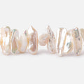 17-20mm Cream Biwa Freshwater Pearls 16 inch 60 beads AAA