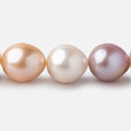 14-16mm Tri-Color Ultra Baroque Freshwater Pearls 16 inch 27 beads AAA