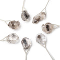 17x13-20x14mm Double Terminated Quartz Natural Crystal Focal 1 Bead