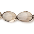 17x13-24x15mm Smoky Quartz Plain Nugget Beads 16 inch 21 pieces