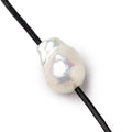 17x14-22x14mm Off White Ultra Baroque 2mm Large Hole Focal Beads 1 piece