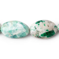 18-29mm Colombian Emerald in Matrix Plain Nuggets 14 inch 18 Beads