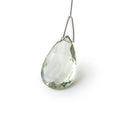 18x12-22x15mm Prasiolite Faceted Pear 1 Focal Bead