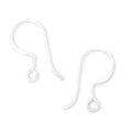 19mm Elongated Fish Hook Ear Wire 10 pieces