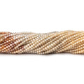 1.9mm Multi Color Zircon Micro Faceted Rondelle Beads 12.5 inch 198 pieces AA