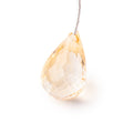19x14-21x12mm Citrine Faceted Tear Drop Focal Beads 1 piece