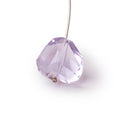 19x16mm Pink Amethyst Faceted Nugget 1 Focal Bead