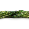 2-2.5mm Green & Brown Apatite Plain Rondelle Beads 16 inch 265 pieces