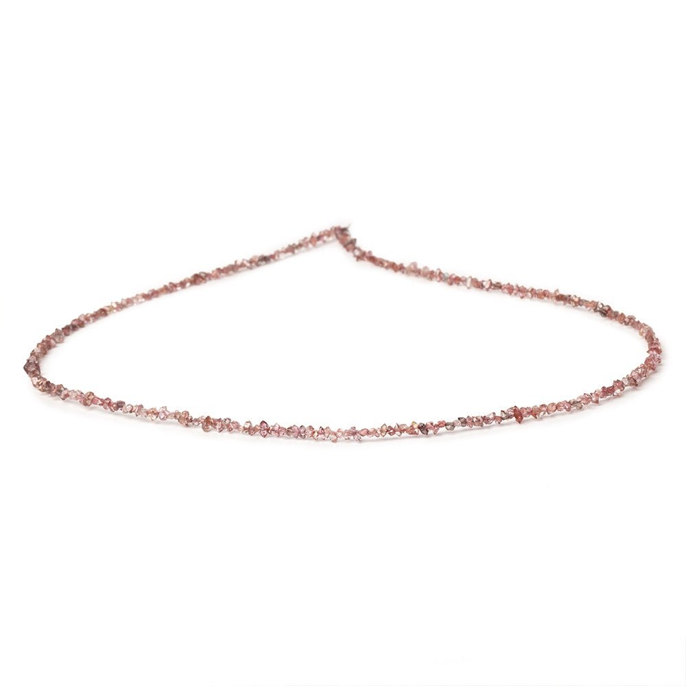 2-3.5mm Red Double Terminated Quartz Beads 15.5 inch 260 pieces